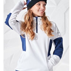 Roxy Sanya WarmFlight half zip fleece sweater